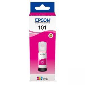 Бутилка с мастило Ink Cartridge EPSON 101 EcoTank Magenta ink bottle for L4150, L4160, L6160, L6170, L6190, C13T03V34A - изображение
