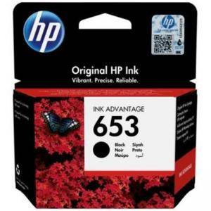 Мастилница HP 653 Black Original Ink Advantage Cartridge, 3YM75AE - изображение