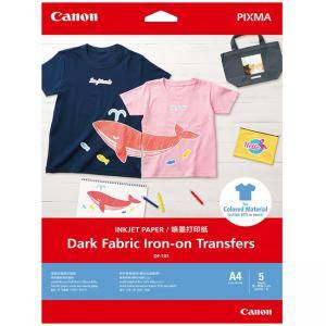Хартия Canon Dark Fabric Iron-on Transfers A4, 4006C002AA - изображение