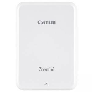 Термосублимационен принтер Canon Zoemini pocket-sized printer with Bluetooth, Бял/Сив, 3204C006AA - изображение