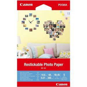 Хартия Canon Restickable Photo Paper RP-101, 10x15 cm, 5 sheets, 3635C002AA - изображение