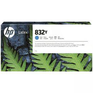 Мастилница HP 832Y, Latex Ink Cartridge - CYAN, 4UV06A - изображение