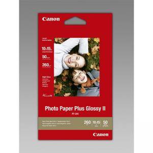 Гланцирана фото хартия Canon Plus Glossy II PP-201, 10x15 cm, 50 листа, 2311B003BB - изображение