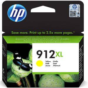 Консуматив HP 912XL High Yield, 825 копия, Жълт, 3YL83AE - изображение