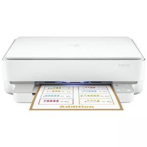 Мастилоструйно многофункционално устройство HP DeskJet Plus Ink Advantage 6075, All in One Printer, A4, USB 2.0, WiFi, Бял, 5SE22C - изображение