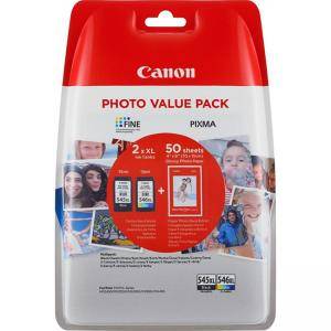 Комплект мастилници Canon PG-545XL/CL-546XL, Photo Value Pack, 8286B006AA - изображение