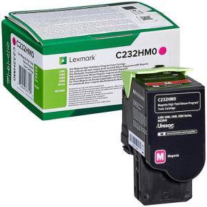 Оригинална рециклирана тонер касета Lexmark C232HM0 - MAGENTA, 2300 копия - изображение
