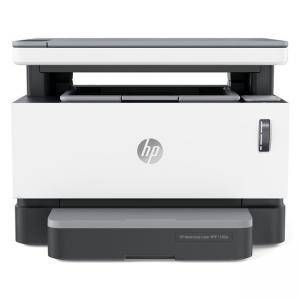 Лазерно многофункционално устройство HP Neverstop 1200w, принтиране/копиране/сканиране, монохромен печат, USB, Бял/Сив, 4RY26A - изображение