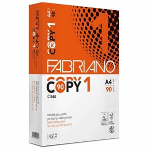 Копирна хартия Fabriano Copy 1, A4, 297 x 210 мм, 112 µm, Гладка, 90 g/m2, 500 листа, 1505100367 - изображение