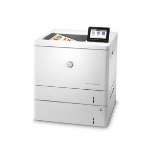 Лазерен принтер HP Color LaserJet Enterprise M555x, 1 GB, USB, Windows, Mac, Mobile OS, iOS, Android, бял, 7ZU79A - изображение