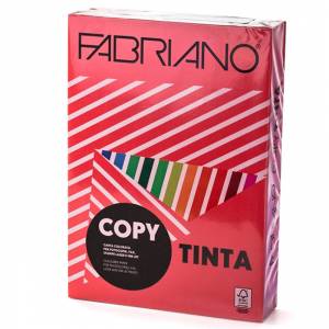 Копирна хартия Fabriano Copy Tinta, A4, 80 g/m2, 500 листа, 103 µm, Гладка повърхност, Червена, office1_1535100260 - изображение
