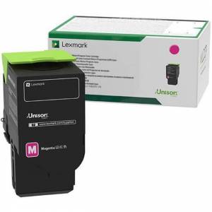 Тонер касета Lexmark C242XM0 Magenta, Extra High Yield Return Programme Toner Cartridge, 3 500 страници, Червен, C242XM0 - изображение