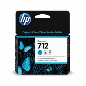 Консуматив HP 712 29-ml Cyan Ink Cartridge, 3ED67A - изображение