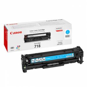 Тонер касета за Canon CRG 718, 2900 страници, Cyan, office1_3020100636 - изображение