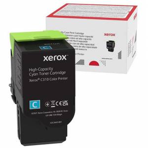XEROX Toner high capacity C310/C315,  5500 страници, Cyan, 006R04369 - изображение