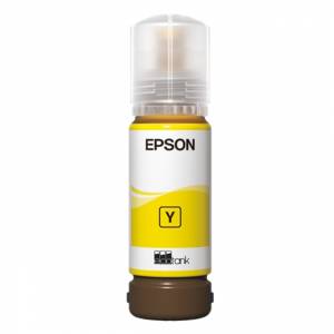 Бутилка с мастило Epson 108 EcoTank, До 7 200 страници, 70 ml, Yellow, C13T09C44A - изображение