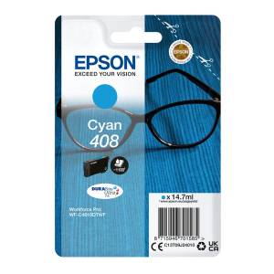 Консуматив Epson 408 Spectacles DURABrite Ultra Single Cyan Ink - изображение