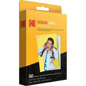 Фотохартия Kodak Zinc, 50 x 76 mm, моментално фолио, опаковка от 50 бр. - изображение