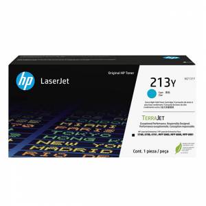 Тонер касета HP 213Y Cyan Contract LaserJet, W2131YC - изображение