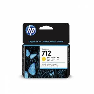 Консуматив HP 712 29-ml Yellow Ink Cartridge, 3ED69A - изображение