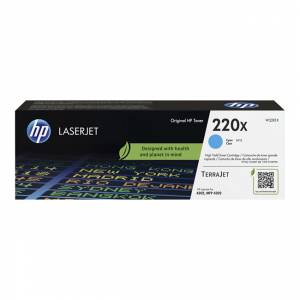 Консуматив HP 220X Cyan Original LaserJet Toner Cartridge, W2201X - изображение