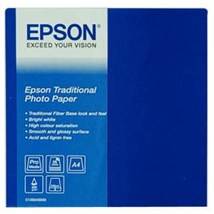 Epson Traditional Photo Paper, DIN A4, 330g/m2, 25 Blatt - C13S045050 - изображение