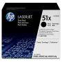 HP LaserJet Q7551X Dual Pack Black Print Cartridge - Q7551XD
