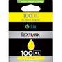 Lexmark #100XL Yellow High Yield Return Program Ink Cartridge for Platinum, Prestige, Prevail, Prospect, Interact - 14N1071E - Lexmark