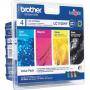 Brother LC-1100HY BK/C/M/Y VALUE BP Ink Cartridge High Yield Set - LC1100HYVALBP - Brother