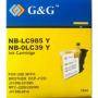 Brother LC-985Y Ink Cartridge for DCP-J315W series - 200BRALC 985Y - G&G