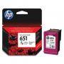 Мастилена глава HP 651 Tri-colour Ink Cartridge, C2P11AE - Hewlett Packard