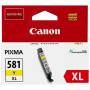 Мастилена касета Canon CLI-581 XL Y, 8.3 ml, Yellow, 2051C001AA - Canon