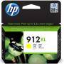 Консуматив HP 912XL High Yield, 825 копия, Жълт, 3YL83AE - Hewlett Packard