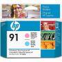 HP 91 ( C9462A ) Light Magenta and Light Cyan Printhead - Hewlett Packard