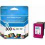 HP 300 (CC643EE) Tri-colour Ink Cartridge with Vivera Inks, 4ml, HP Deskjet D2560 - Hewlett Packard